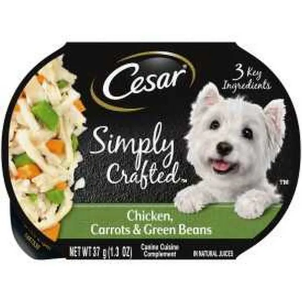 10/1.3 oz. Cesar Simply Crafted Chicken, Carrot, Green Bean - Health/First Aid